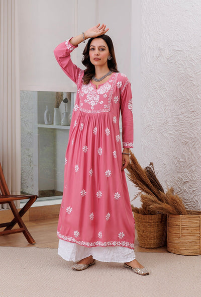 Zainat rayon gown RangrezEthnic 