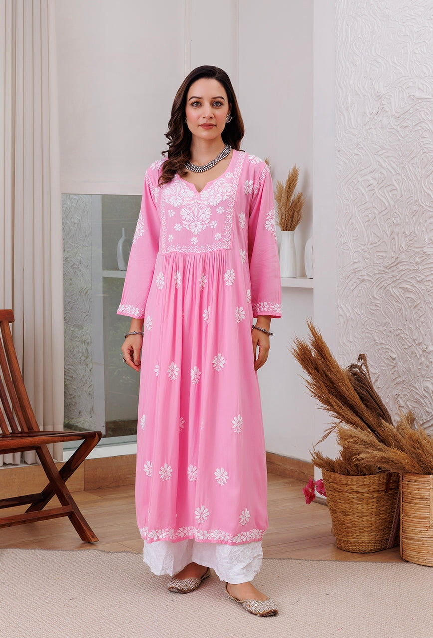 Zainat rayon gown RangrezEthnic 