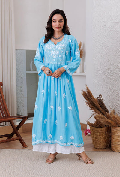 Zainat rayon gown RangrezEthnic 