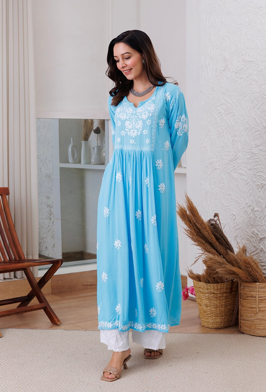 Zainat rayon gown RangrezEthnic 