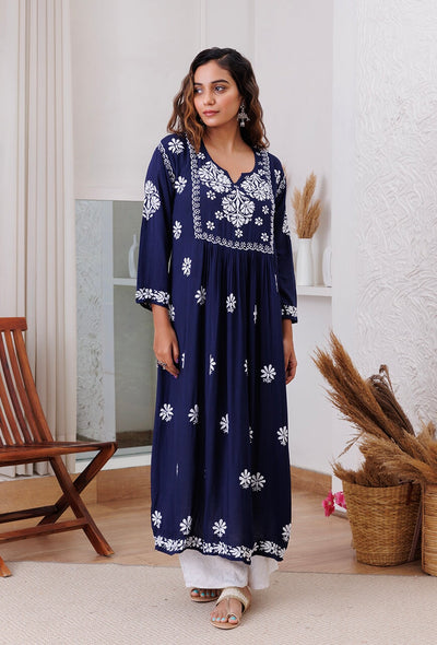 Zainat rayon gown RangrezEthnic 