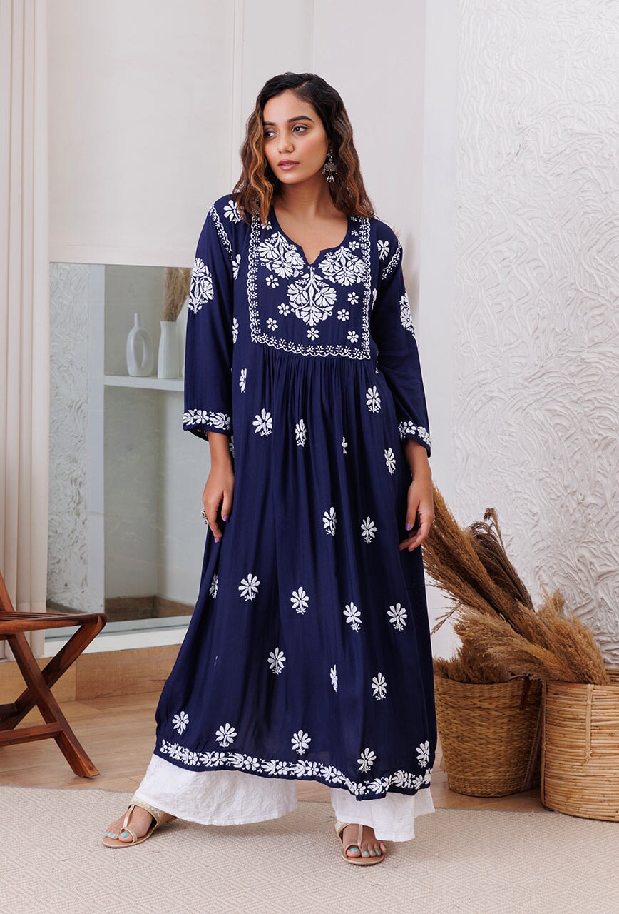 Zainat rayon gown RangrezEthnic 