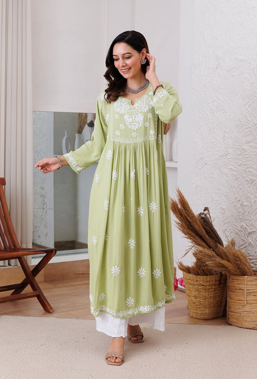 Zainat rayon gown RangrezEthnic 