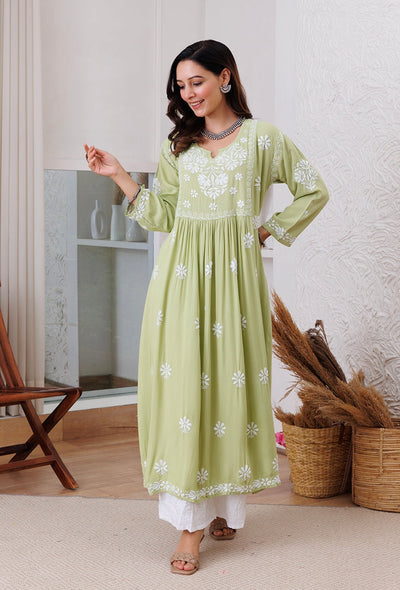 Zainat rayon gown RangrezEthnic 