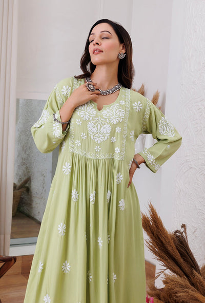 Zainat rayon gown RangrezEthnic 