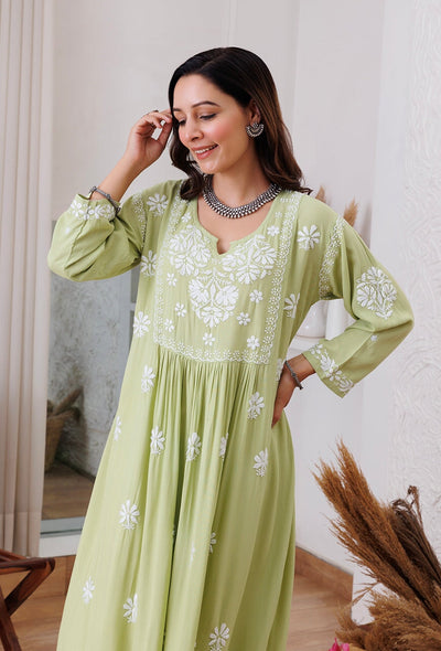 Zainat rayon gown RangrezEthnic 