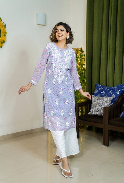 Eliza georgette kurta with inner (Set of 2) RangrezaEthnic 