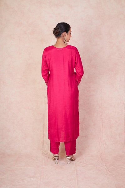 Red silk RangrezaEthnic 