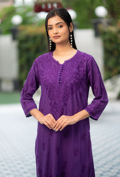 Patola dobby cotton kurta palazzo set