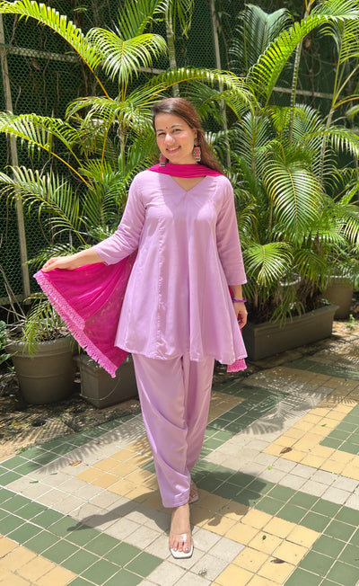 Lavender salwar set
