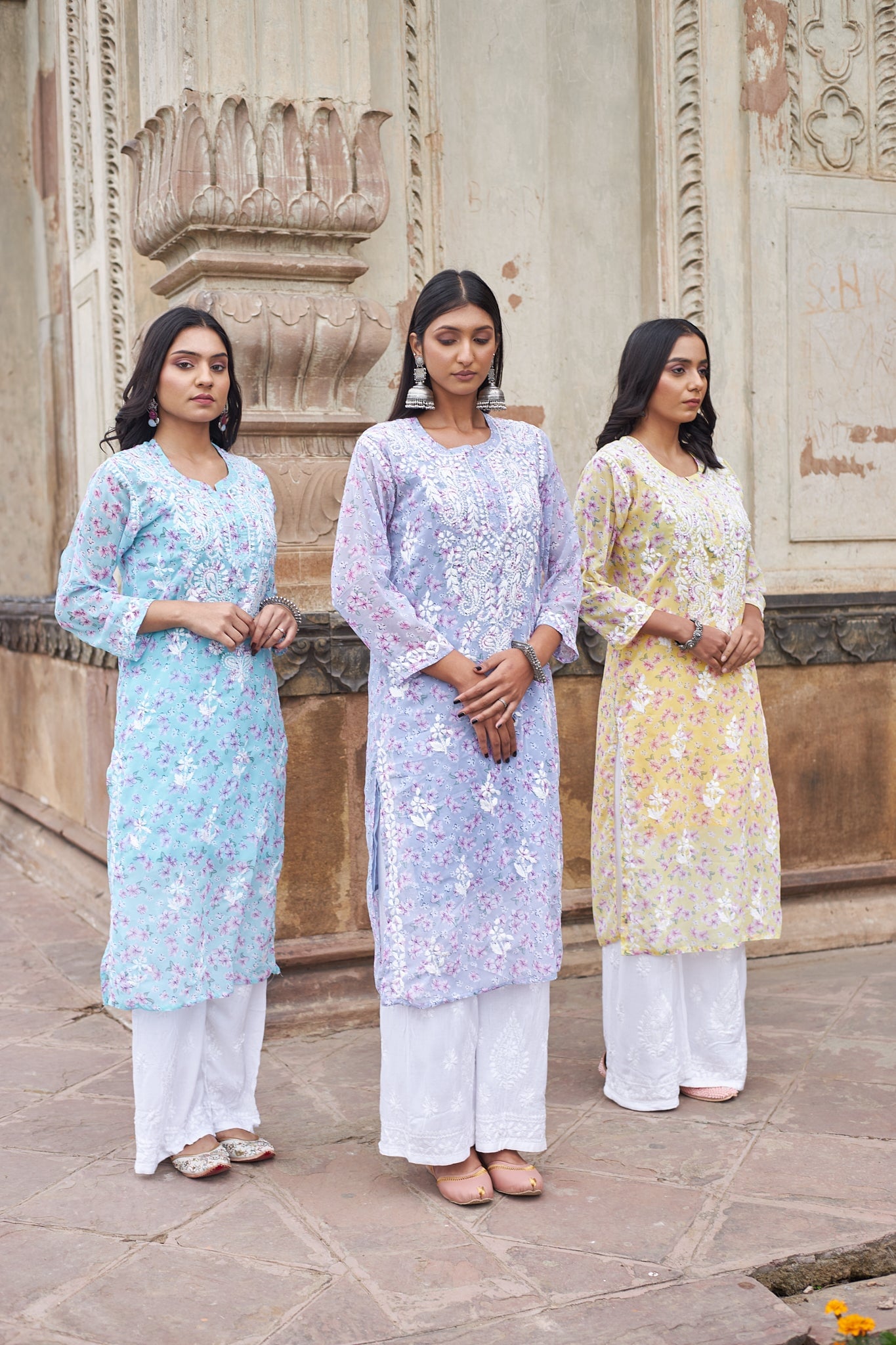 Eliza georgette kurta with inner (Set of 2) RangrezaEthnic 