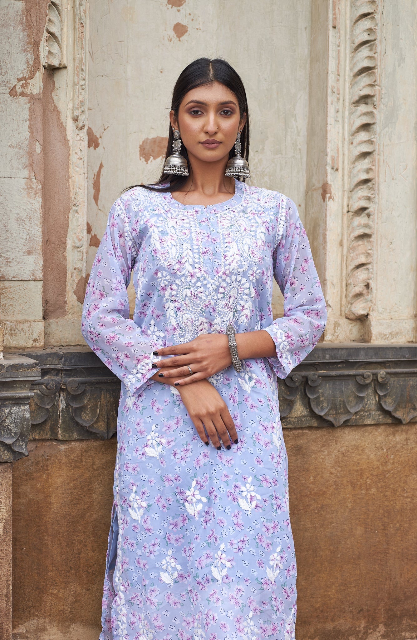 Eliza georgette kurta with inner (Set of 2) RangrezaEthnic 