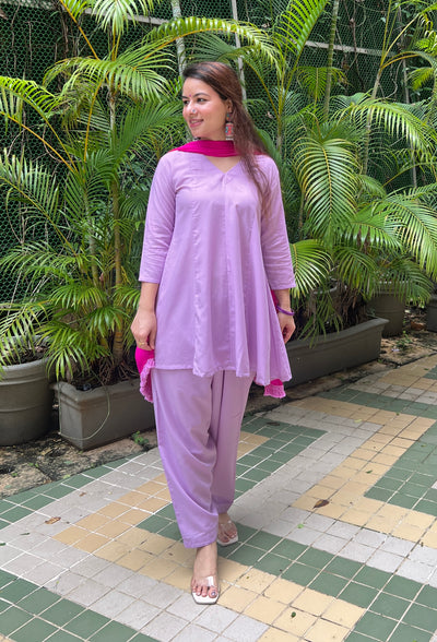 Lavender salwar set