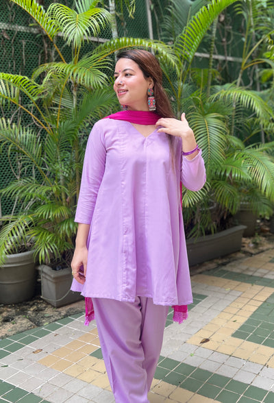 Lavender salwar set