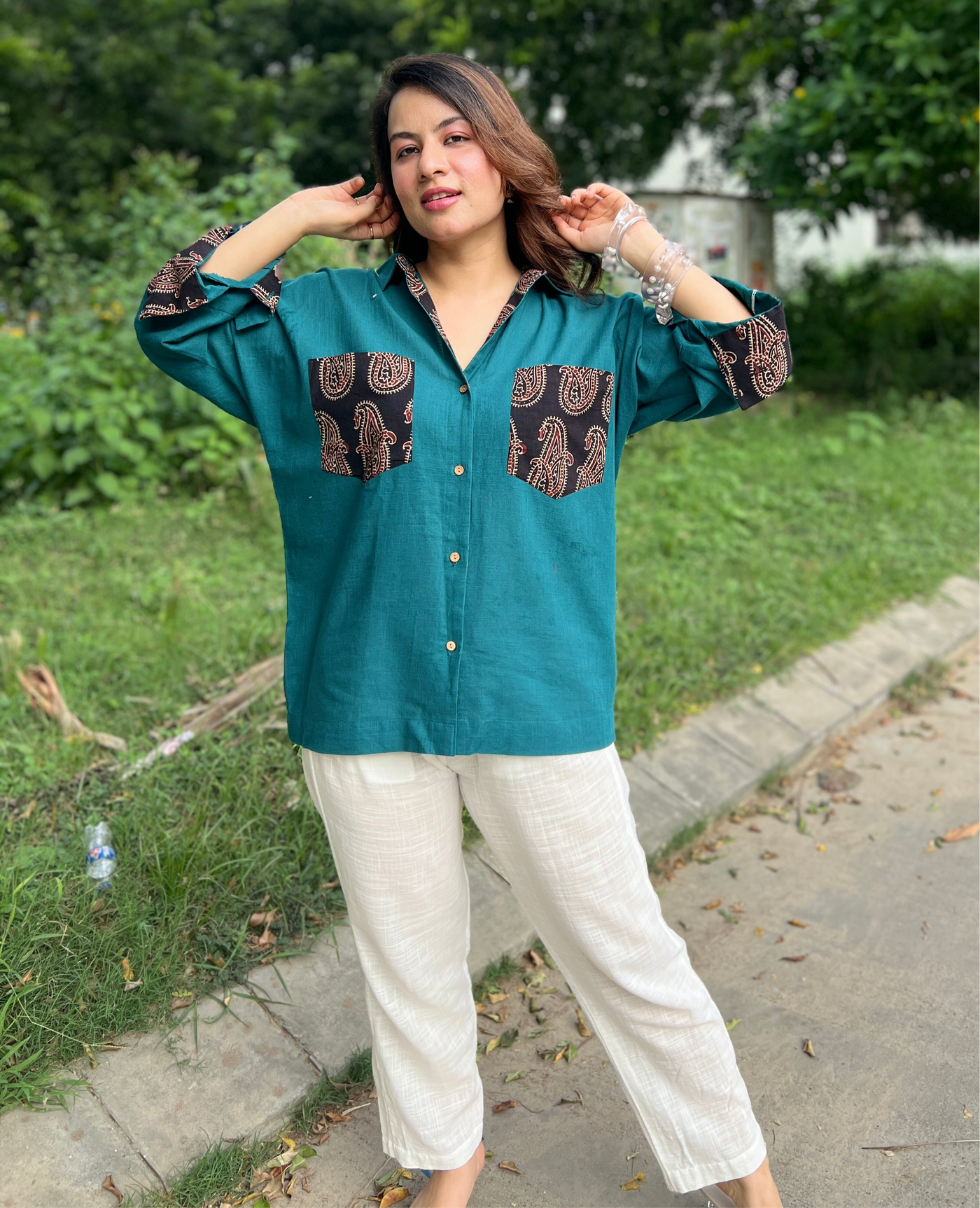 Ajrakh Freedom Shirts