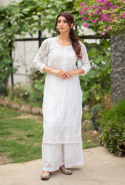 Nafasat chanderi kurta set