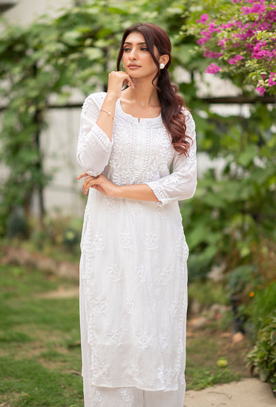 Nafasat chanderi kurta set