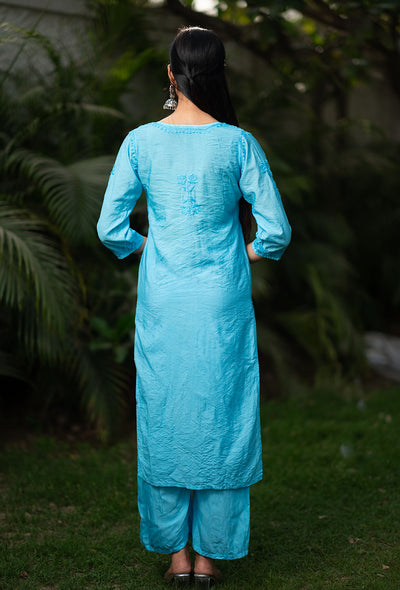 Suma chanderi Kurta Set