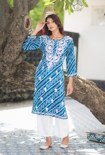 Bandhani kurta