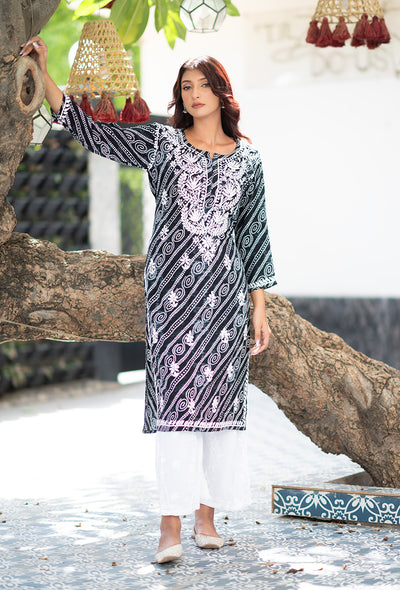 Bandhani kurta