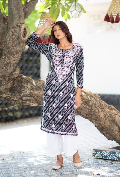 Bandhani kurta