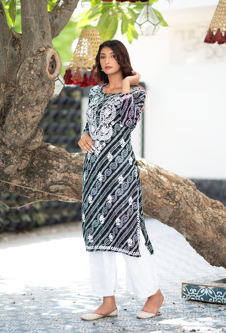 Bandhani kurta