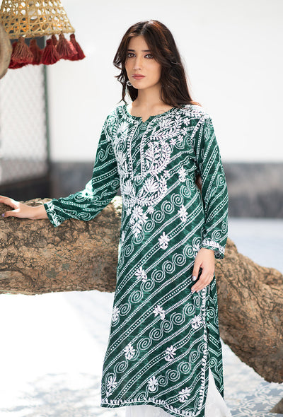 Bandhani kurta