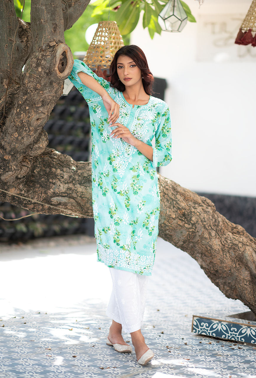 Ishaani mulmul kurta – RangrezaEthnic