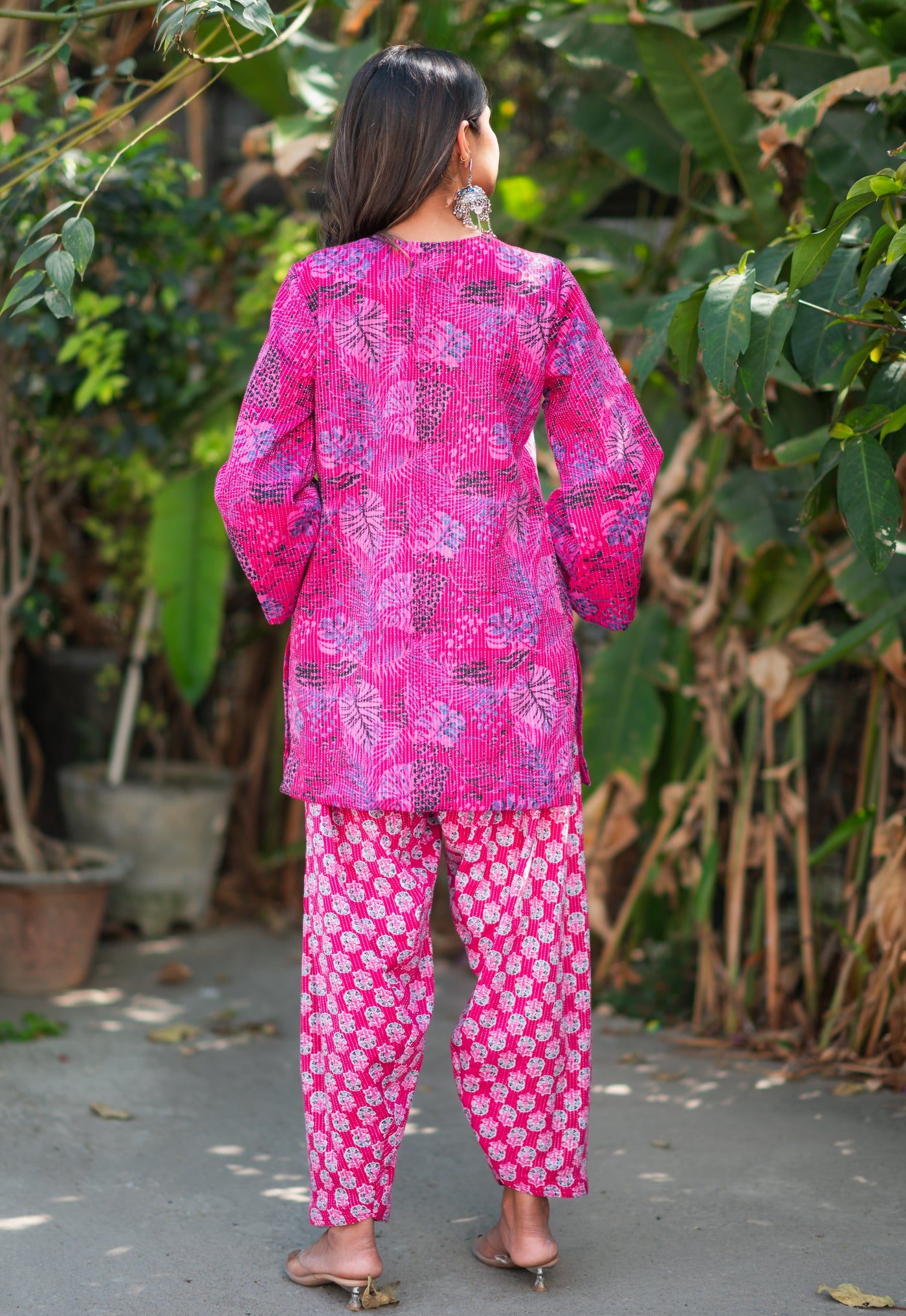 Pink glory kurta set