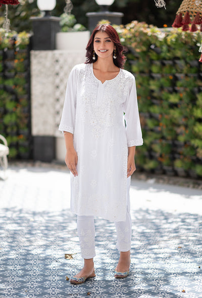 Bloom mukaish kurta