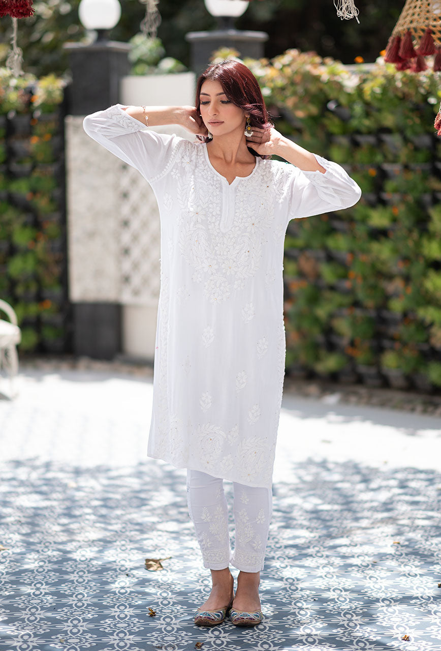 Bloom mukaish kurta