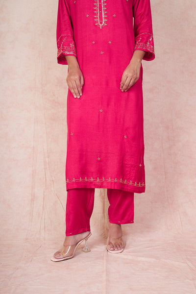 Red silk RangrezaEthnic 