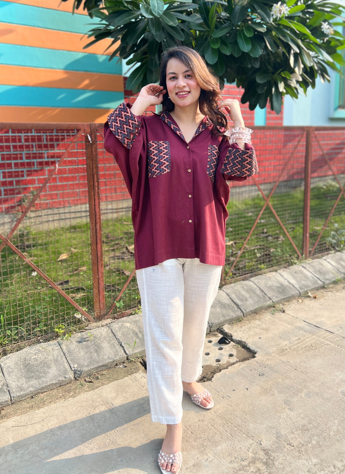 Ajrakh Freedom Shirts