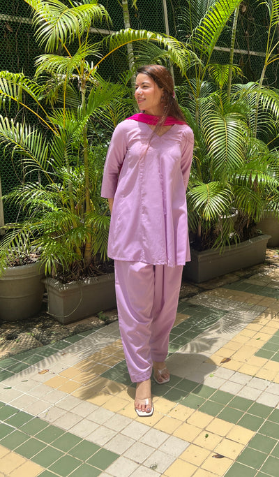 Lavender salwar set