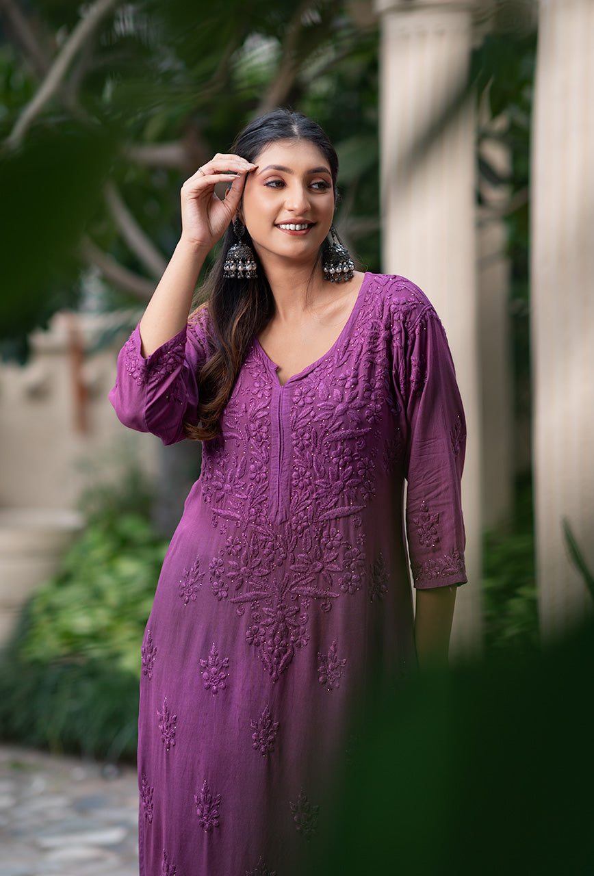Thandai kurta and dhoti set