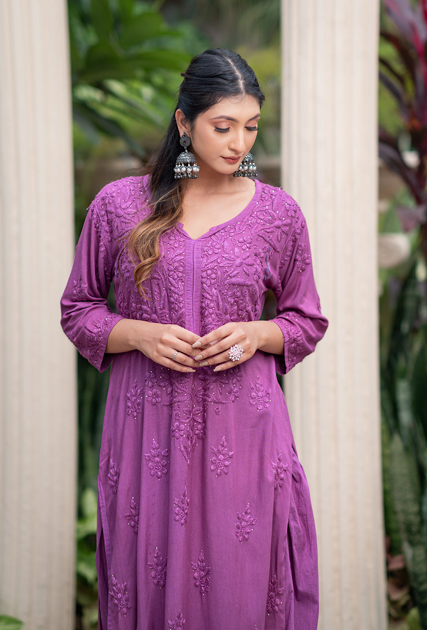 Thandai kurta and dhoti set