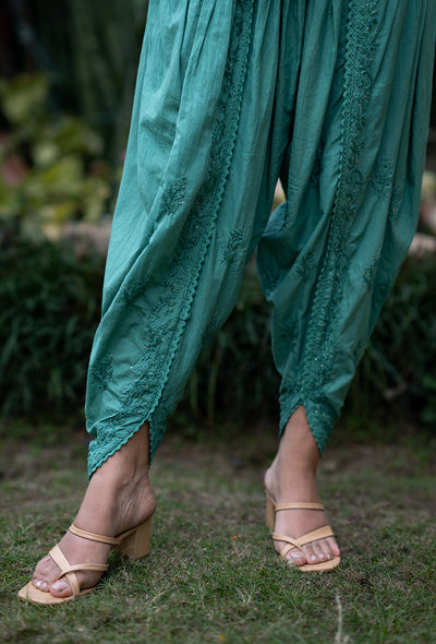 Thandai kurta and dhoti set