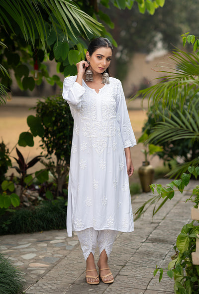 Thandai kurta and dhoti set