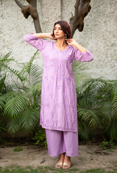 Suma chanderi Kurta Set