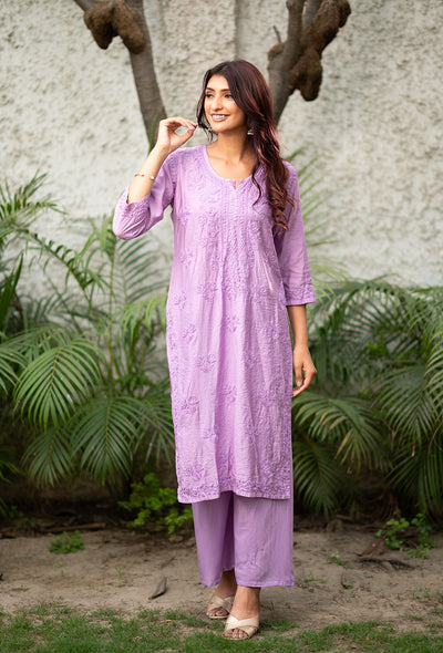 Suma chanderi Kurta Set