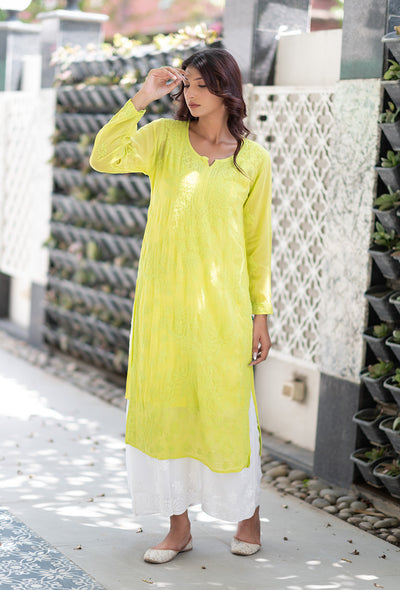 Mehfil viscose kurta with inner