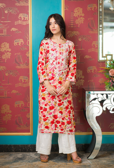 Petunia rayon kurta