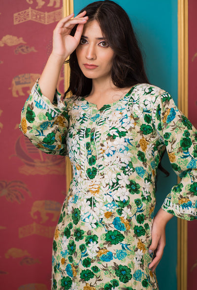 Petunia rayon kurta