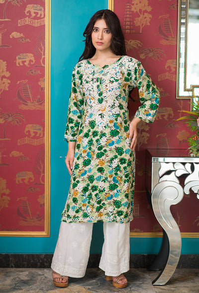 Petunia rayon kurta