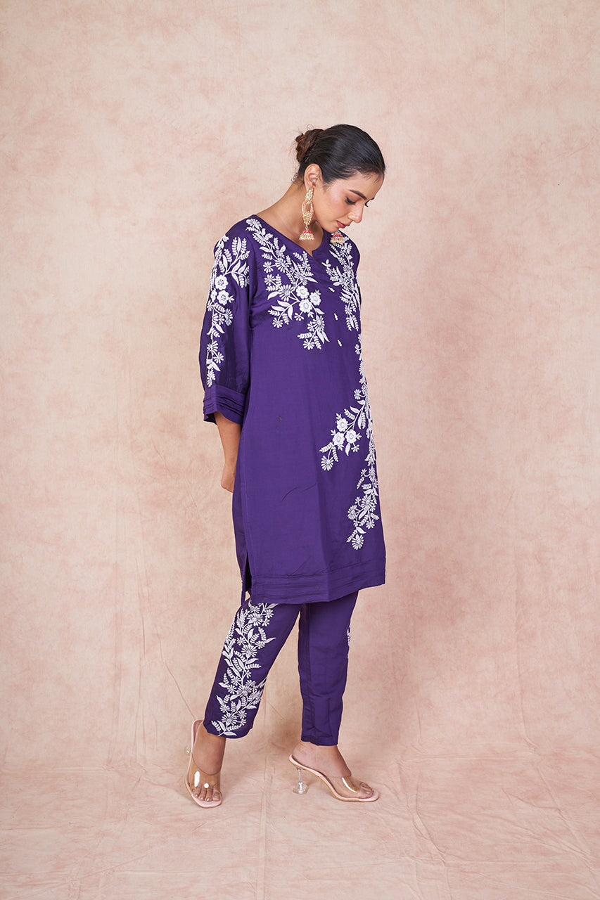 Purple co-ord set RangrezaEthnic 