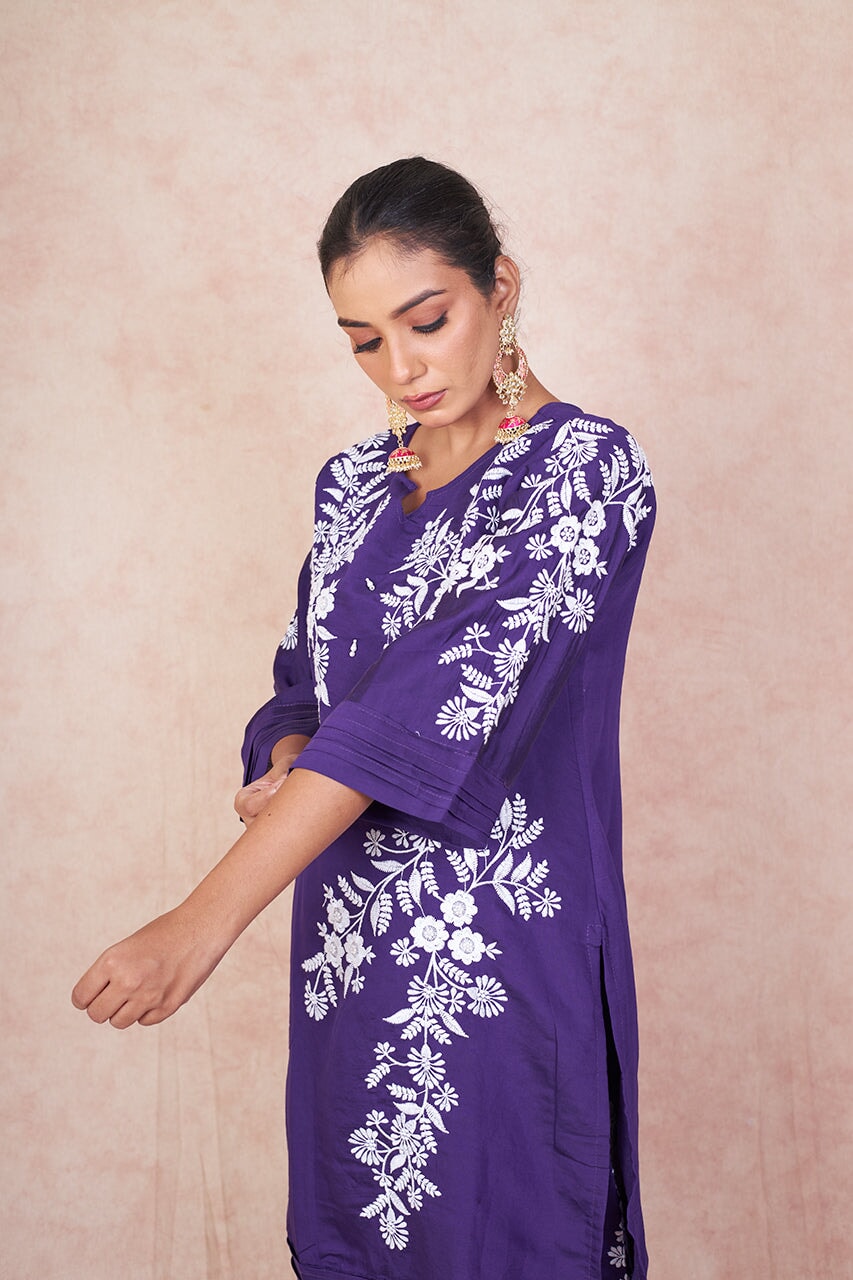 Purple co-ord set RangrezaEthnic 