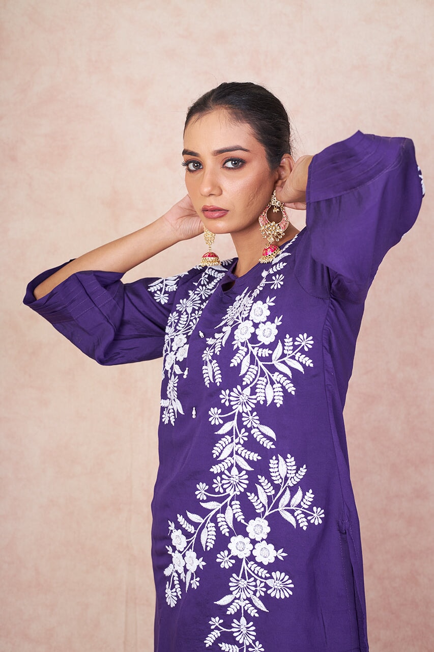 Purple co-ord set RangrezaEthnic 