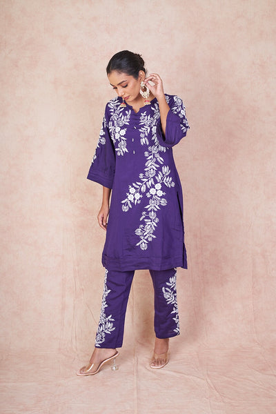 Purple co-ord set RangrezaEthnic Purple XS 