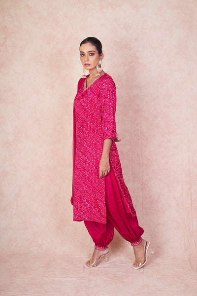 Pink chinnon RangrezaEthnic 