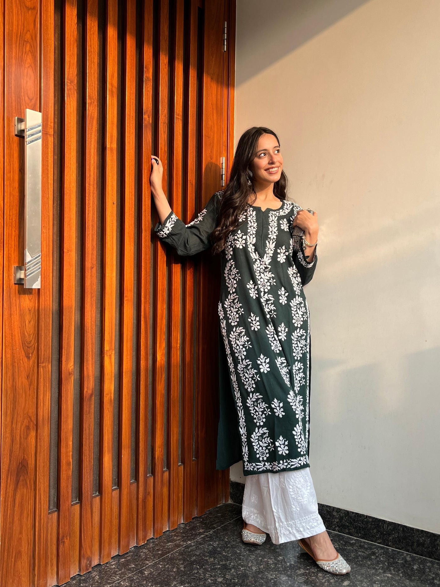 Nishtha Seth in Noor rayon designer kurta RangrezaEthnic 